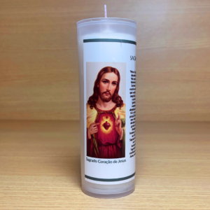 Vela votiva Sagrado Coração de Jesus - 7 dias