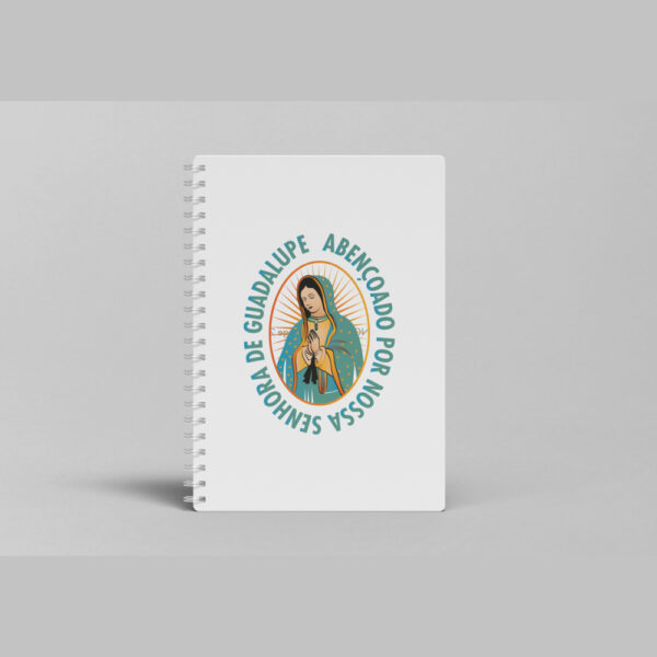 Caderno Devocional de capa dura Nossa Senhora de Guadalupe