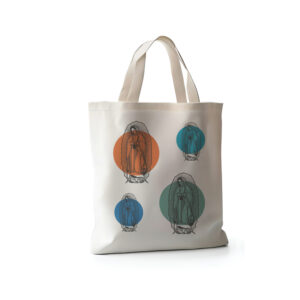 Ecobag católica com 4 Imagens de Nossa Senhora de Guadalupe