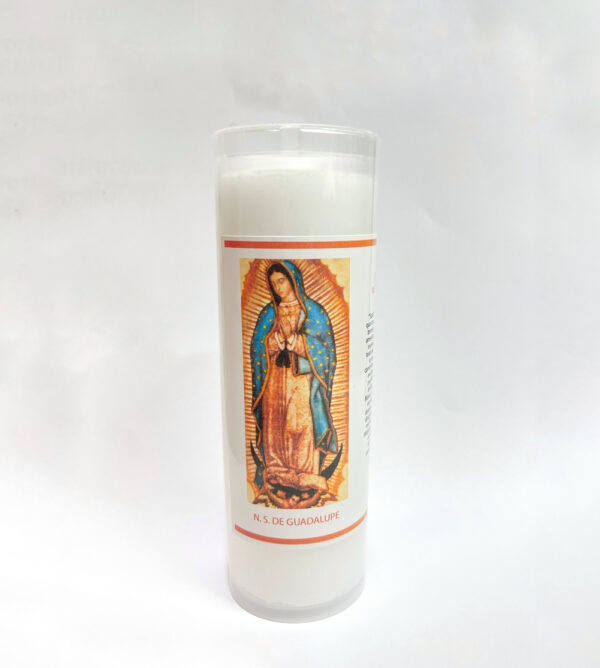 Vela votiva Nossa Senhora de Guadalupe - 7 dias
