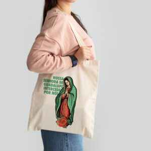 Ecobag Católica Nossa Senhora de Guadalupe Interceda por nós