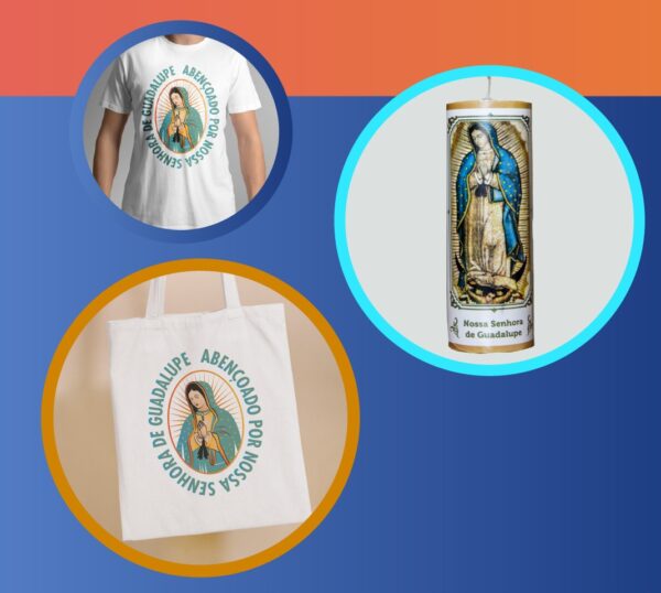KIT Católico Abençoados por Nossa Senhora de Guadalupe